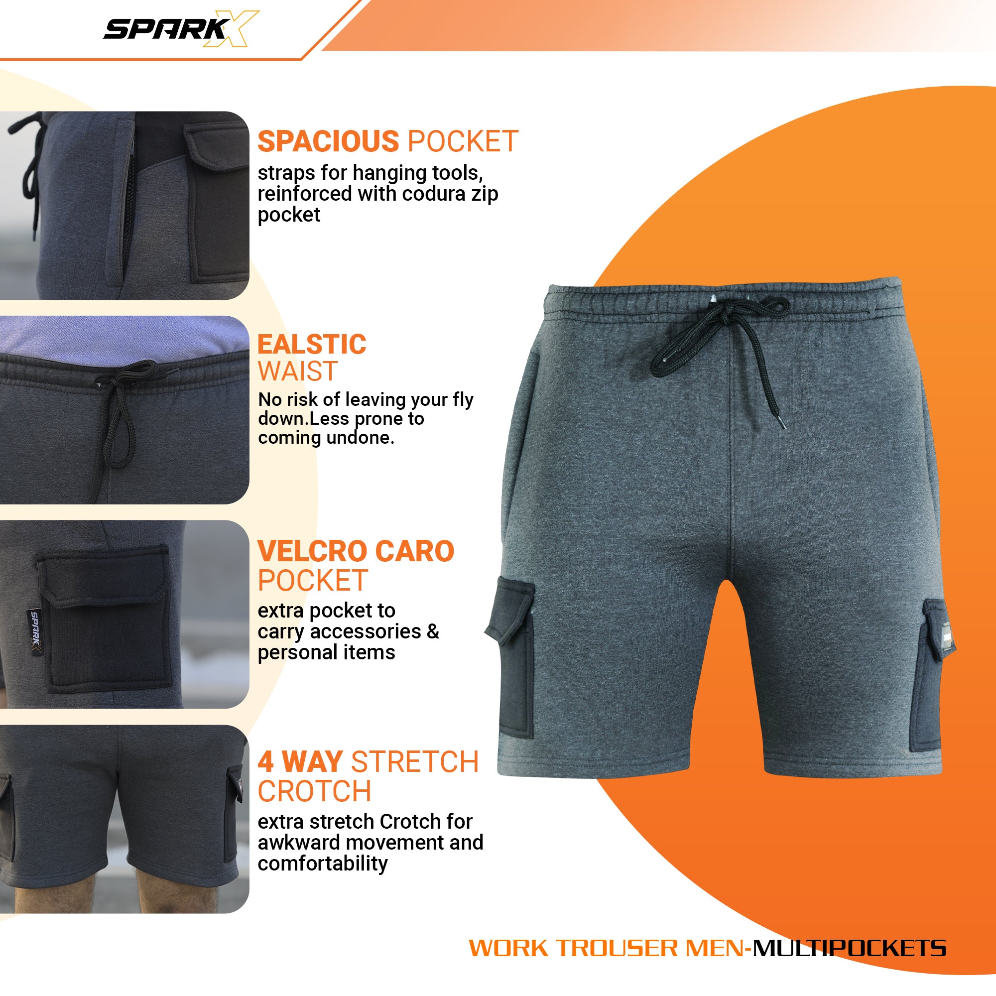 TrackFlex Cargo Shorts