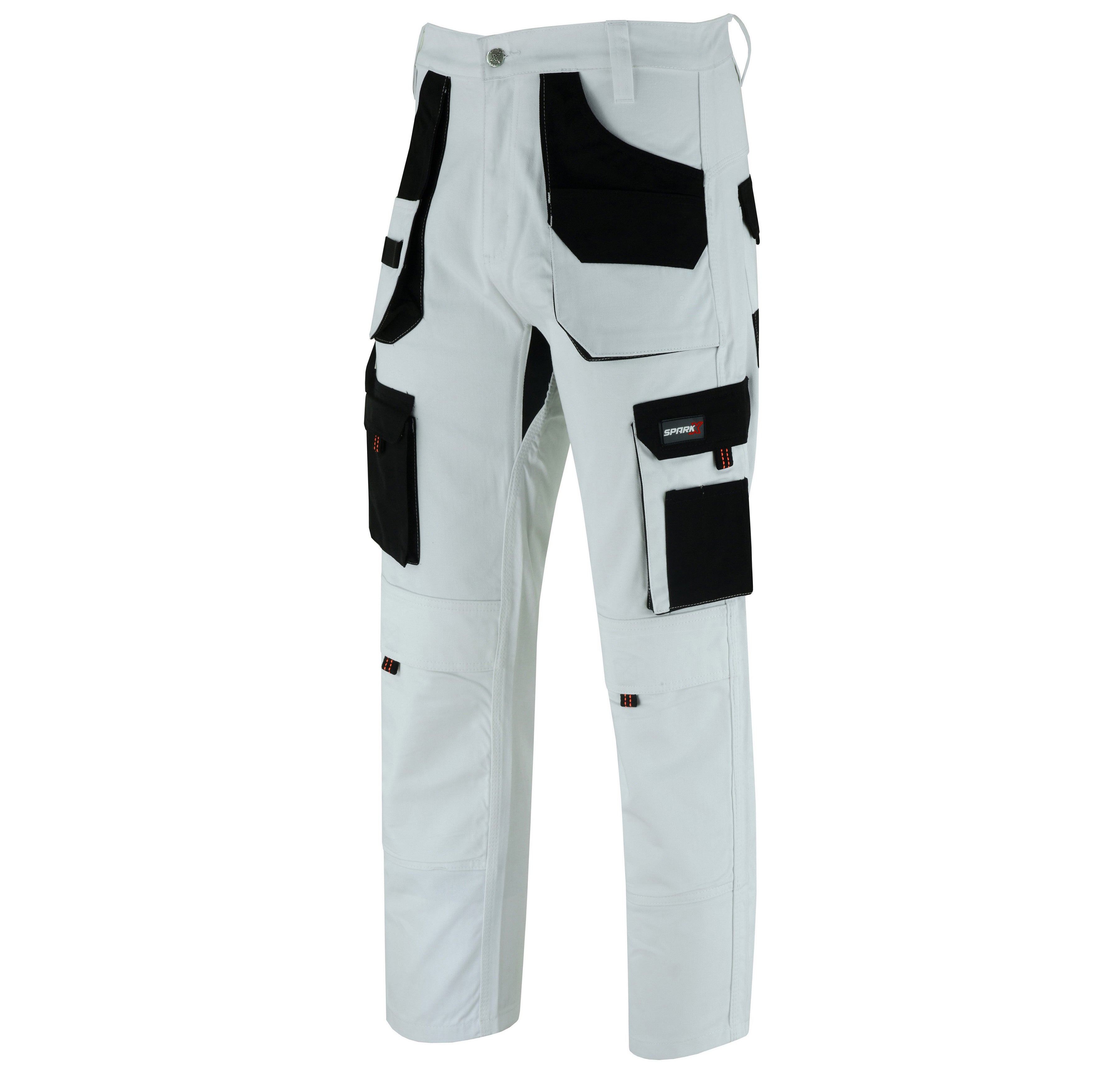 Buy TMG Mens Painters Decorators Heavy Duty Cargo Work Trousers with Knee  Pads Pockets White Online at desertcartINDIA